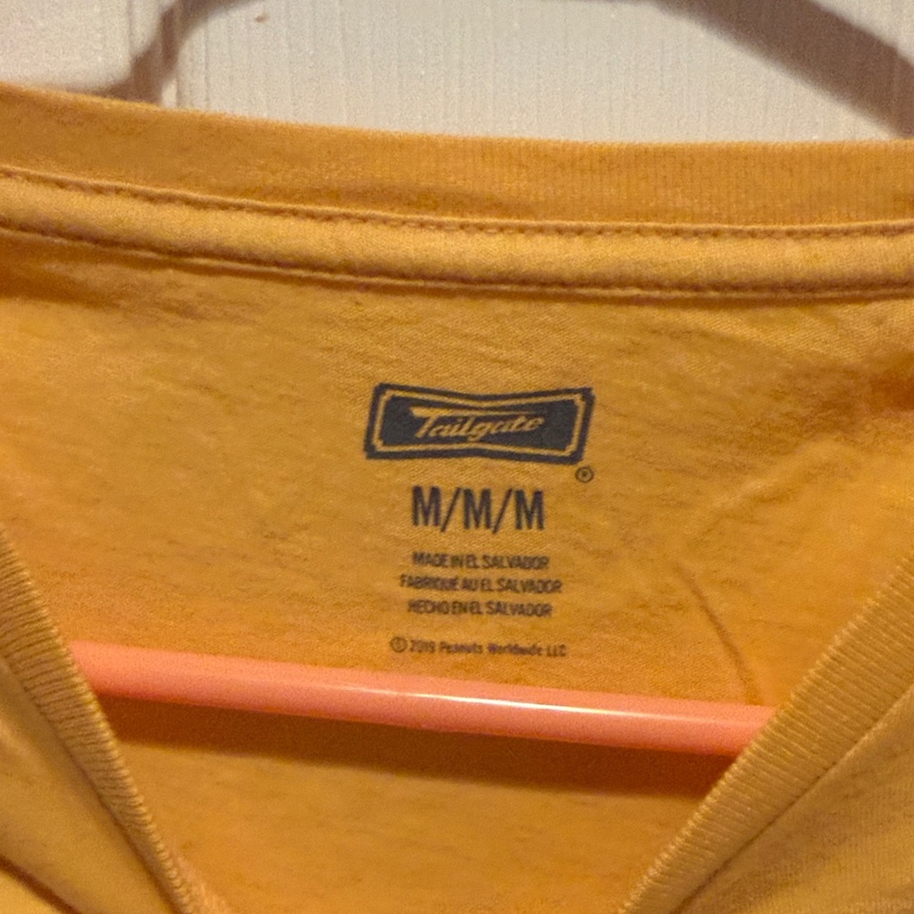 Yellow Iowa Graphic Snoopy T-Shirt - Picture 2 of 2